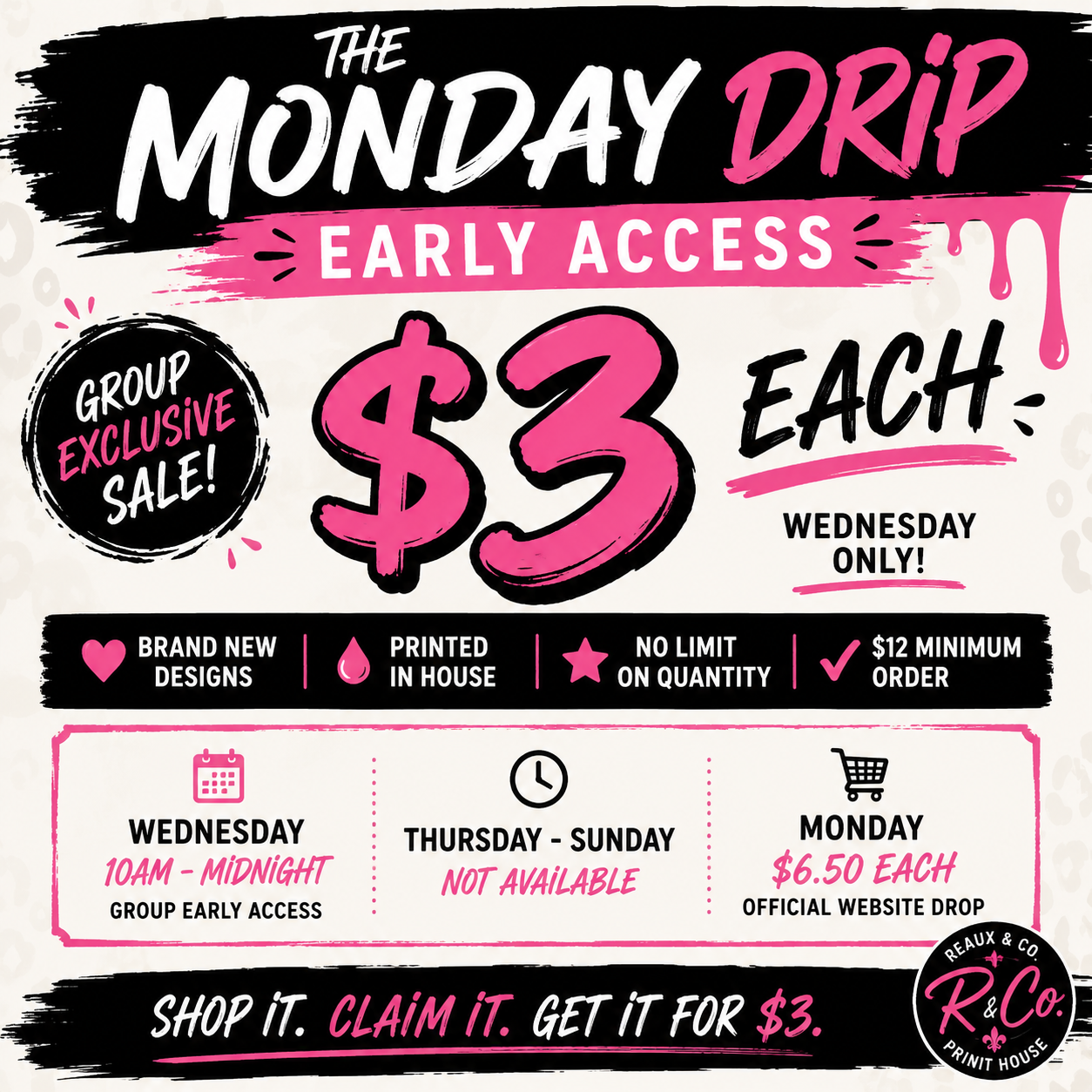 The Monday Drip Early Access - DTF Market