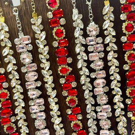 Chunky Rhinestone Hat Chains
