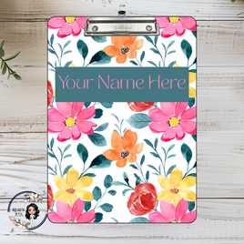 Floral Sheena Clipboard