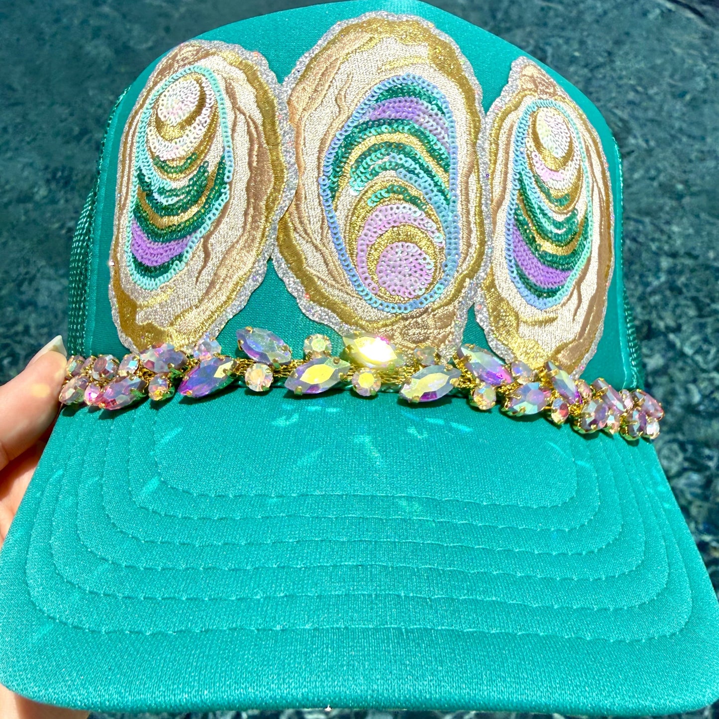 Oyster Bling Trucker Hat