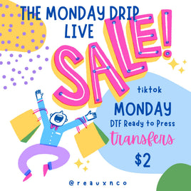 Monday Live Sale