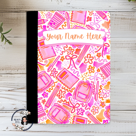 Pink School Supply Portfolio