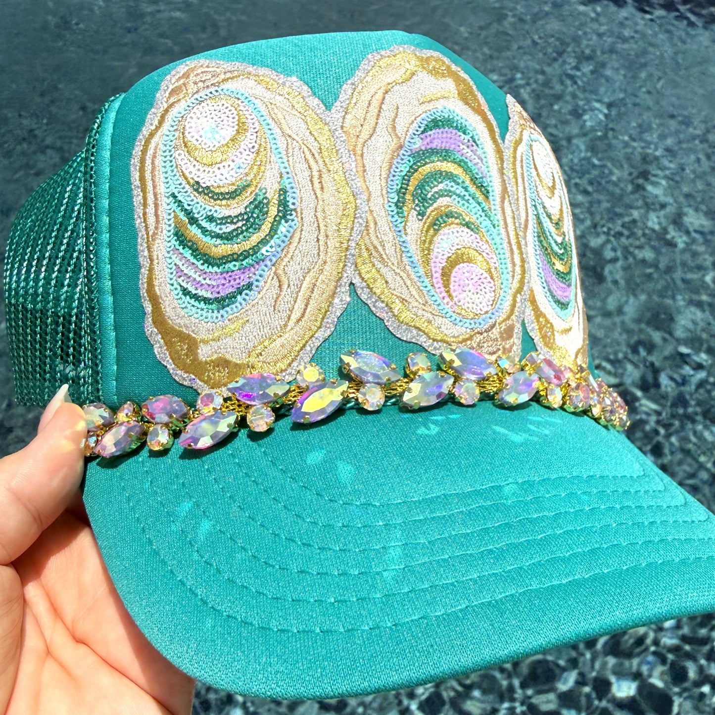 Oyster Bling Trucker Hat