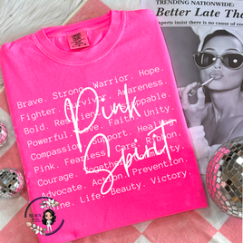 Pink Spirit Breast Cancer Awareness Tee
