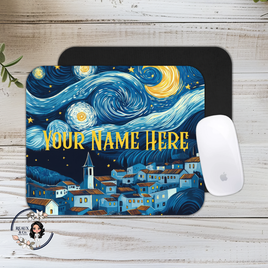 Starry Night Mouse Pad