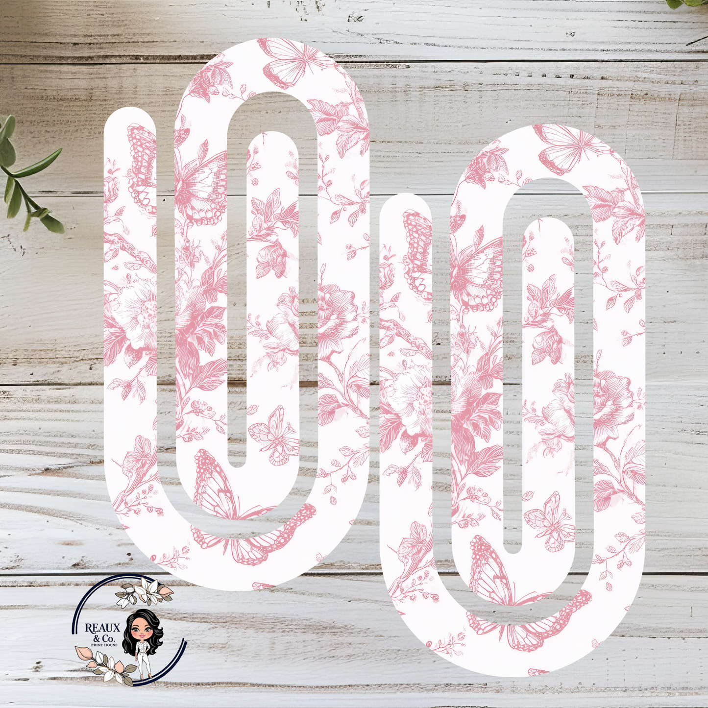 Pink Coquette Paperclips