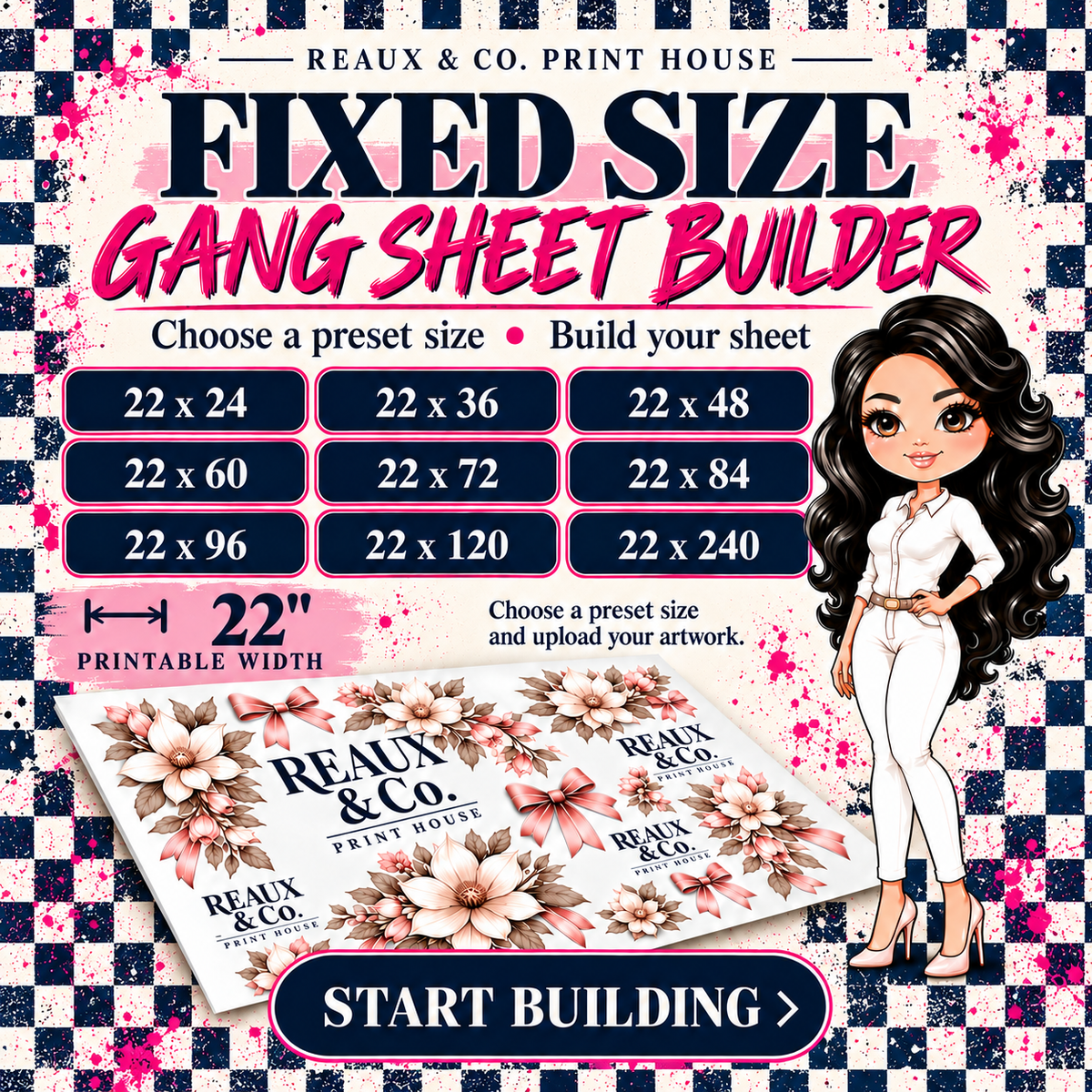 Fixed Size Gang Sheet Builder