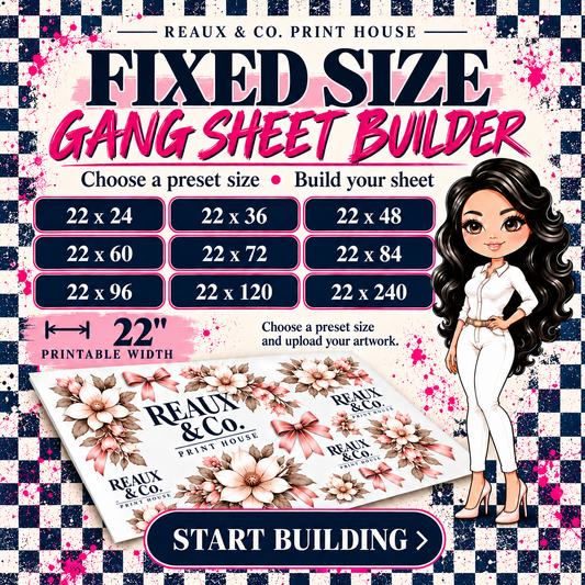 Fixed Size Gang Sheet Builder