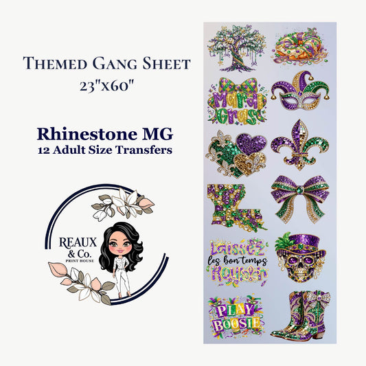 Rhinestone Mardi Gras